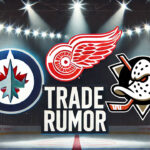 Cam Fowler Trade Rumors Heat Up: Red Wings & Jets Lead the Pack Winnipeg Jets, Detroit Red Wings, and Anaheim Ducks logos with the words NHL trade rumors below the logos