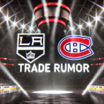 Los Angeles Kings Reportedly Pursuing Montreal Canadiens’ Jake Evans Los Angeles Kings logo and Montreal Canadiens logo side-by-side with the words NHL trade rumors below the logo