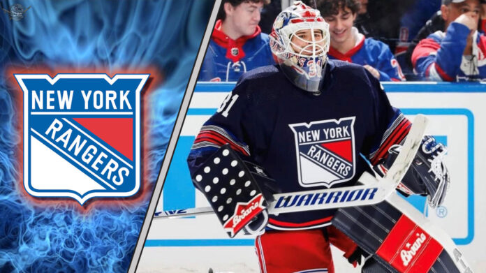 Shesterkin to Ink $11.25 Million AAV Deal, Surpassing Carey Price Igor Shesterkin in New York Rangers Gear Making a Save