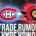 Ottawa Senators Eying Arber Xhekaj Trade Amid Uncertainty with Canadiens’ Roster Montreal Canadiens and Ottawa Senators logos side-by-side with the words NHL trade rumors below the logo. The Senators have interest in a Arber Xhekaj trade
