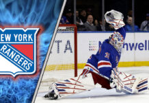 Igor Shesterkin New York Rangers making save