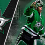 Oettinger Inks Massive Extension with Stars: Is it a Gamble or a Steal? Jake Oettinger in Dallas Stars uniform celebrating his new contract extension