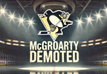 Rutger McGroarty demoted to AHL Wilkes-Barre after three games with Pittsburgh Penguins