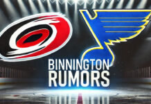 Jordan Binnington in NHL trade rumors involving the Carolina Hurricanes