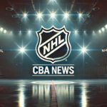 NHL players on the ice discussing potential shorter contract lengths from 8 to 5 years