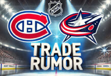 Montreal Canadiens' Kirby Dach and Columbus Blue Jackets' David Jiricek NHL trade rumors