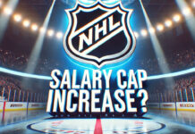 NHL Salary Cap Increase Graphic