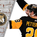 Marcus Pettersson in action for the Pittsburgh Penguins. Will he be traded to the Pittsburgh Penguins?
