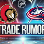 David Jiricek, Columbus Blue Jackets defenseman in rumors with the Ottawa Senators