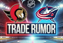 David Jiricek, Columbus Blue Jackets defenseman in rumors with the Ottawa Senators