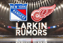 Detroit Red Wings and New York Rangers rumors. Will Dylan Larkin be traded to the Rangers?