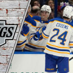 LA Kings Rumors: Eyeing Dylan Cozens in Trade with Buffalo Sabres? Dylan Cozens skates with the puck during an NHL game.