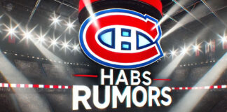 Montreal Canadiens logo with the words "Habs Rumors"