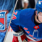 Kaapo Kakko playing hockey for the New York Rangers