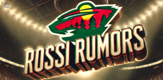 Minnesota Wild logo with the words Rossi Rumors below the logo