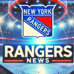 Matt Rempe Suspension: How Many Games Will the New York Rangers Forward Sit? New York Rangers logo with the words Rangers news below the logo