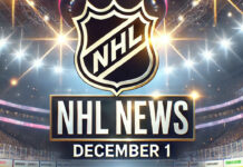 NHL news for December 1, 2024, game, highlighting key moments