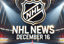 NHL game action from December 15, 2024