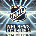NHL game action from December 1, 2024