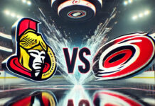 Ottawa Senators vs. Carolina Hurricanes game action