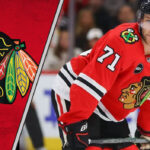 Taylor Hall Trade Rumors Swirling as Chicago Blackhawks Struggle Taylor Hall in Chicago Blackhawks jersey looking determined