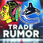 Chicago Blackhawks Rumors: Why They Should Make a Bold Move for Elias Pettersson Chicago Blackhawks and Vancouver Canucks logos with the words trade rumor below the logos