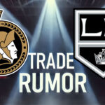 Ottawa Senators and LA Kings logo with the words trade rumor between the logos