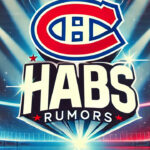 Montreal Canadiens logo with the words Habs rumors below the logo