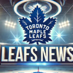Toronto Maple Leafs logo with the words Leafs news below the logo