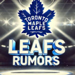 Toronto Maple Leafs logo with the words Leafs rumors below the logo