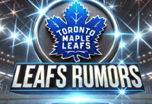 Toronto Maple Leafs logo with the words Leafs Rumors below the logo