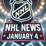 NHL logo with the words NHL news January 4, 2025 below the logo