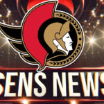 Ottawa Senators logo with the words Senators news below the logo