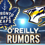 Why Ryan O’Reilly Is the Perfect Fit for the Toronto Maple Leafs Toronto Maple Leafs and Nashville Predators logos with the words O'Reilly rumors below the logos