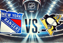 New York Rangers vs. Pittsburgh Penguins game broadcast on TV and streaming