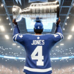 Seth Jones to Toronto?! NHL Trade Rumors Heat Up Seth Jones in a Toronto Maple Leafs jersey holding the Stanley Cup above his head