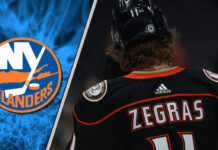 Trevor Zegras in NHL Trade Rumors with the New York Islanders