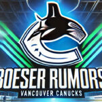 Vancouver Canucks logo with the words Boeser Rumors below the logo