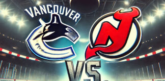 Vancouver Canucks vs. New Jersey Devils game on March 24, 2025