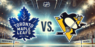 Leafs vs Penguins on TV today