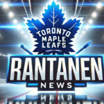 Rantanen to Leafs? The Trade That Almost Broke the Internet (and Marner’s Heart) Toronto Maple Leafs logo with the words Rantanen news below the logo