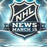 NHL logo with the words news March 15 below the logo
