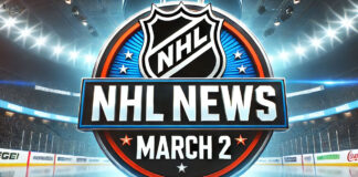 NHL News March 2, 2025 – Game Scores, Trade Rumors & Key Highlights