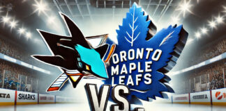 "San Jose Sharks vs. Toronto Maple Leafs game broadcast on TV and streaming services