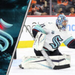 Philipp Grubauer Rumors: Will the Seattle Kraken Buy Out Their Struggling Goalie? Seattle Kraken goalie Philipp Grubauer during an NHL game before potential offseason buyout