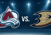 Colorado Avalanche vs. Anaheim Ducks game on April 13, 2025​