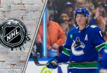 Brock Boeser skating with the Vancouver Canucks amid NHL trade rumors