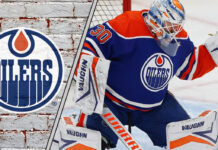 Edmonton Oilers goalie Calvin Pickard preparing for Game 3 against LA Kings