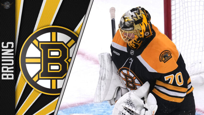 Why Does Joonas Korpisalo Want a Trade from the Bruins? Boston Bruins goalie Joonas Korpisalo during NHL game amid trade rumors