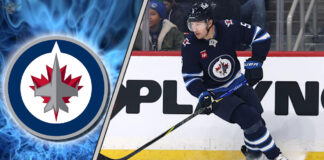 Luke Schenn playing defense for the Winnipeg Jets during the 2025 NHL season